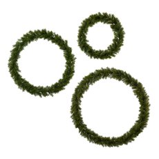 Fir Wreath set of 3, 96/77/57 cm, 3/Piece