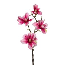 Magnolia x 4, 85cm, Pink, Real Touch
