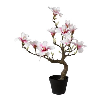 Magnolienbaum, 71cm, rosa, Real Touch
