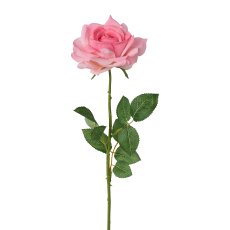 Rose, 68 cm, Pink, Real Touch