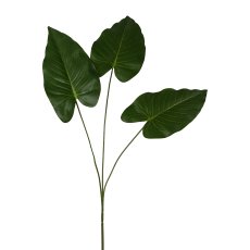 Anthurienblatt x 3, 77 cm