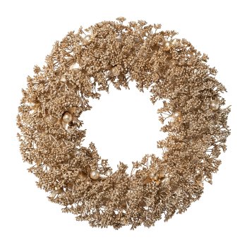 Decoration wreath, 35cm, gold