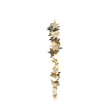 Star Pendant 1/Poly, 22cm, Gold