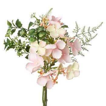 Hortensienbouquet, 23cm, rosa