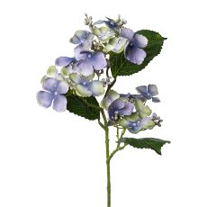 Hydrangea branch, 46cm, blue