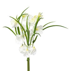 Vetch bouquet, 38cm, white
