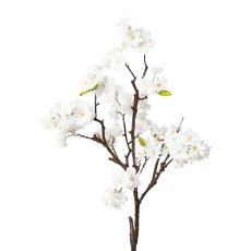 Cherry blossom branch, 84cm, white