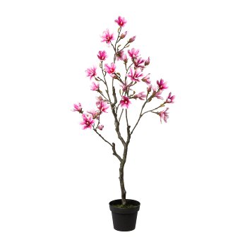 Magnolia Tree In Pot Real Touch, 135cm, Pink