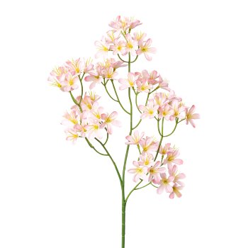 Flowering twig, 62cm, pink, 1/poly