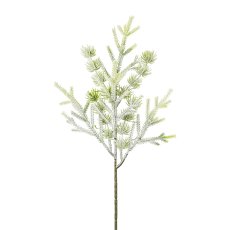 Minifichtenzweig x 8 geeist, 39cm, frost