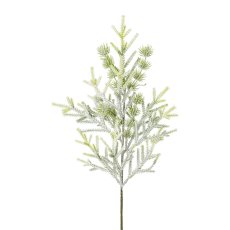 Minifichtenzweig x 13 geeist, 49cm, frost
