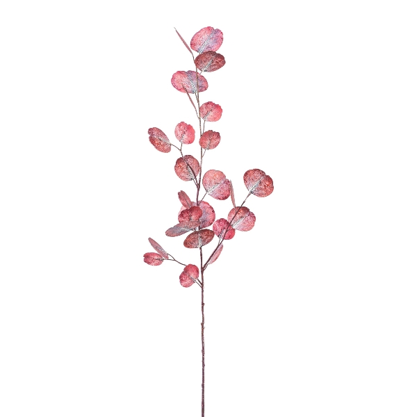 cm, & 84 bordeaux Großhandel Kunstblumen, - Kunstpflanzen GASPER Deko | Eukalyptus-Zweig,