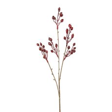 berry branch, 57cm, bordeaux