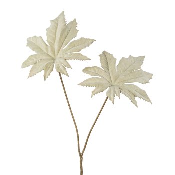 Ahornblatt x 2, 51cm, grau