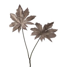 Ahornblatt x 2, 51cm, anthrazit
