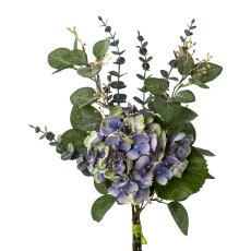 Hydrangea mix bouquet, 56cm, blue