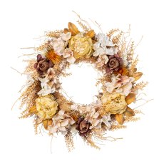 Flower wreath, 40cm, multicoloured