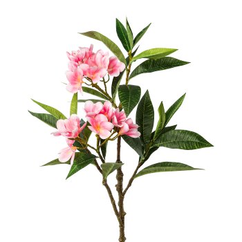 Frangipani branch, 110cm, pink