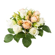 Rose bouquet x16, 29 cm,