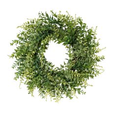 Fern mix wreath, 43cm, green