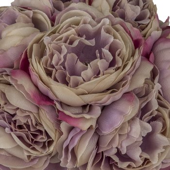 Rose bouquet, 23cm, purple