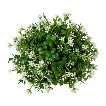 Eucalyptus hemisphere, 18cm, green-white