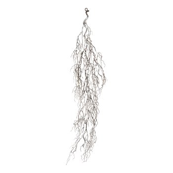 Korallengirlande mit Schnee 1/Poly, 80cm, schnee, 1/Stck