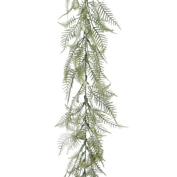 Asparagus garland frosted, 180 cm, frost,