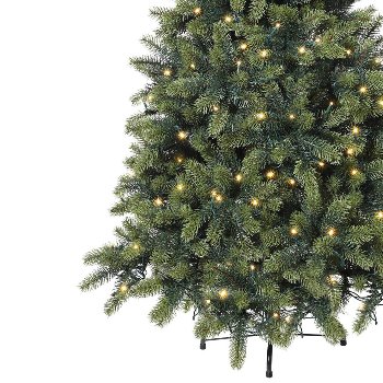 Tannenbaum EASY LIGHT, 120cm, 150 LED, 506 Tips, Fußschalter mit 4 Optionen