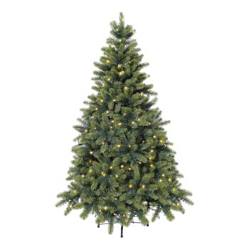 Fir Tree EASY LIGHT,150cm, 250 LED, 783 tips, foot switch with 4 options