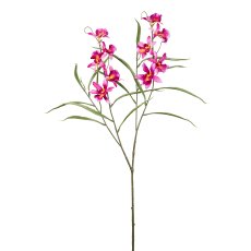 Orchideenzweig, 77 cm, pink