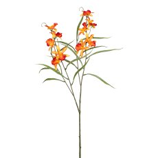 Orchid branch, 77 cm, orange