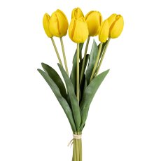 Tulpenbund x 7, 48 cm, gelb