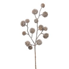 Ball thistle branch, 52cm, brown