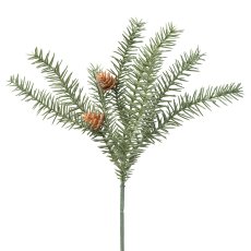 Tannenzweig mit Zapfen, 33 cm,