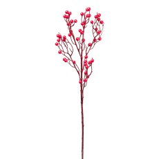 Berry branch, 78 cm, red