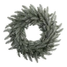 Fir wreath, 48 cm, frost