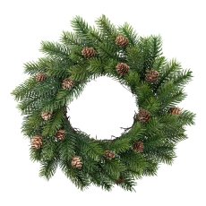 Fir wreath with cones, 33 cm,