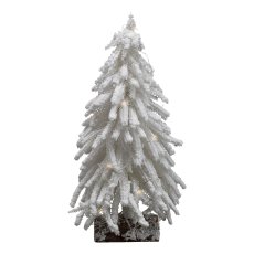 Fir tree on wooden base and 15