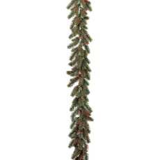 Artificial fir garland with