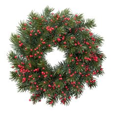 Fir wreath with berries x 56,