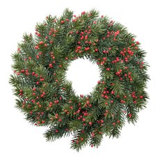 Fir wreath with berries x 76,