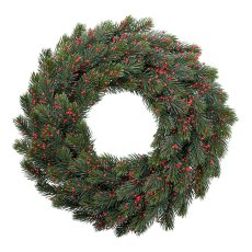 Fir wreath with berries x 100,