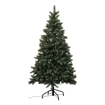 Fir tree DIANA, mix fir, 575 tips, 200 LED, 150cm, Ø86cm, green