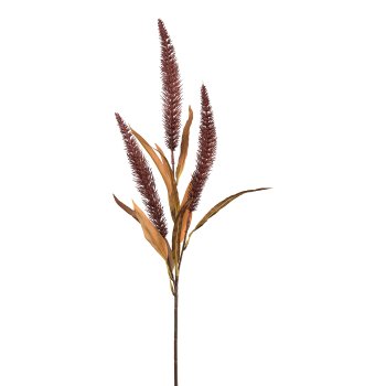 Grass branch, 70cm, bordeaux