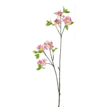 Apple blossom branch, 110cm, dark pink