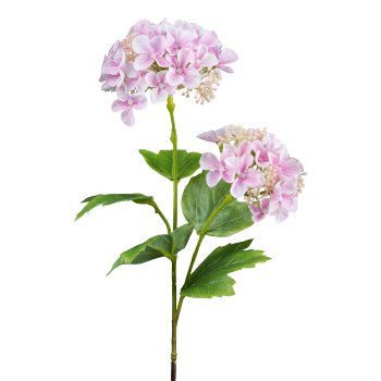 Snowball branch, 48cm, pale pink