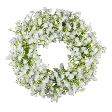 Gypso wreath 1/poly, 33 cm,