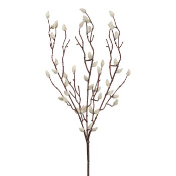 Willow catkin branch, 71cm, natural