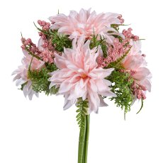 Dahlia bunch x 8, 30 cm, pink